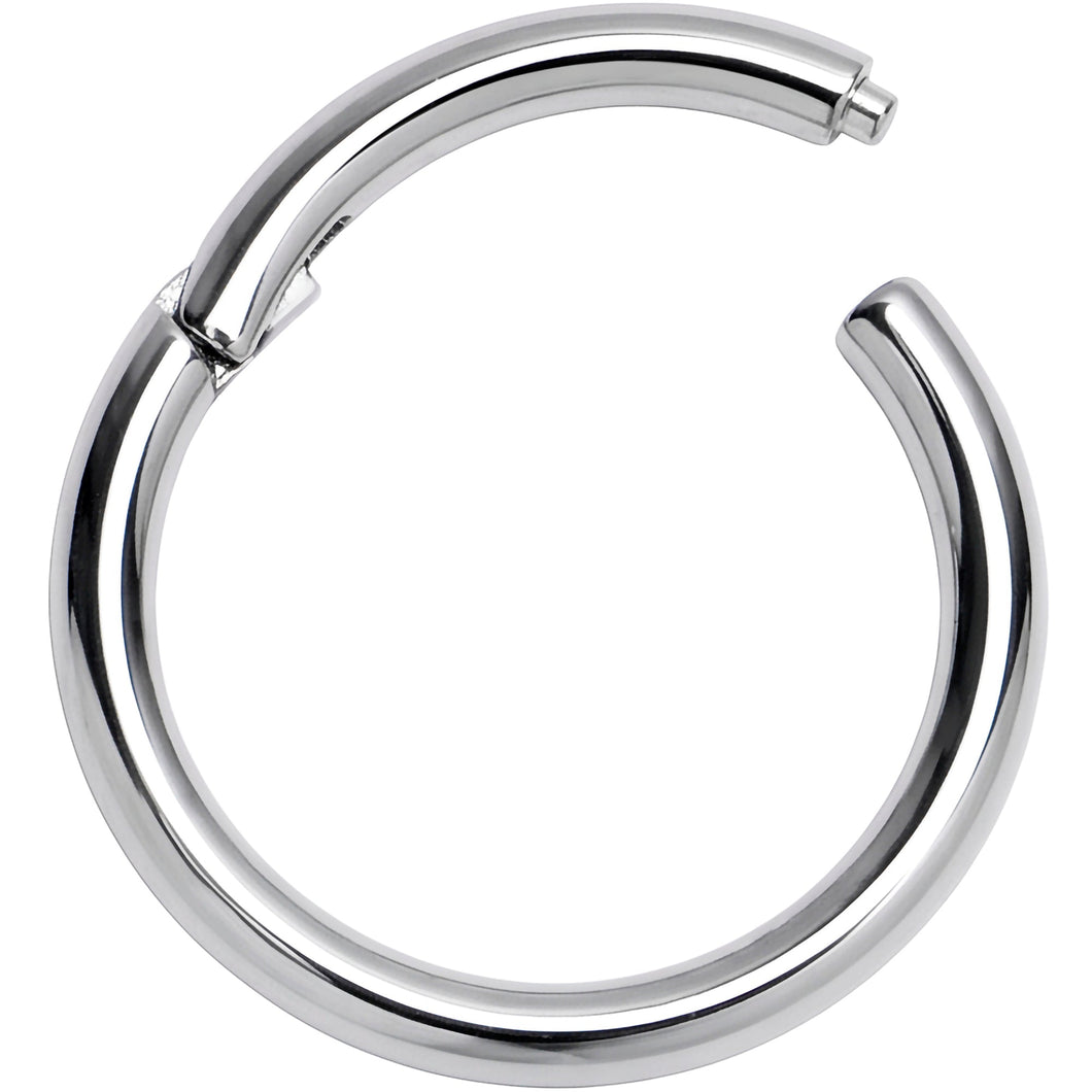 18G 5/16  ASTM F-136 Titainum Percision Hinged Segment Hoop