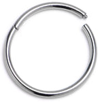 18G 7/16 ASTM F-136 Titainum Percision Hinged Segment Hoop
