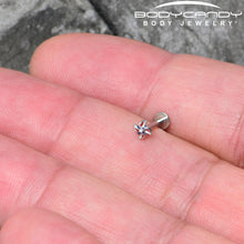16G 5/16 Patriotic Pinwheel Labret Monroe Tragus