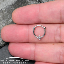 16G 3/8 Patriotic Pinwheel Cartilage Clicker