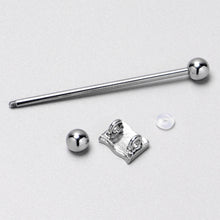 14G Patriotic Flag Industrial Barbell 38mm