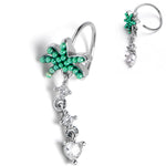 20G 5/16 Tropical Palms Dangle Helix Cartilage Earring