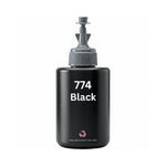 US Remanufactured for Epson 774 (T774120-S) 140ml Black High Yield Ink Bottle Made in the USA, T774120-S