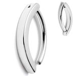 14G 1/2 ASTM F-136 Implant Grade Titanium Hinged Hoop Belly Ring