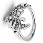20G 5/16 Jeweled Paradise Conch Hoop Cartilage Helix Hoop Earring