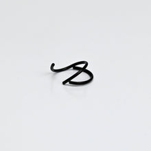 20G 5/16 Black Double Nose Hoop