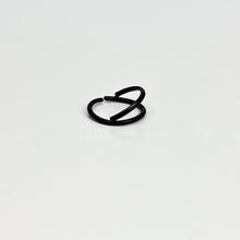 20G 5/16 Black Double Nose Hoop