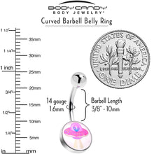 UFO Alien Ship Belly Ring