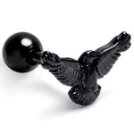 16G 1/4 Black Raven Bird Cartilage Tragus Earring