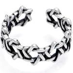 Stars of David Adjustable Toe Ring