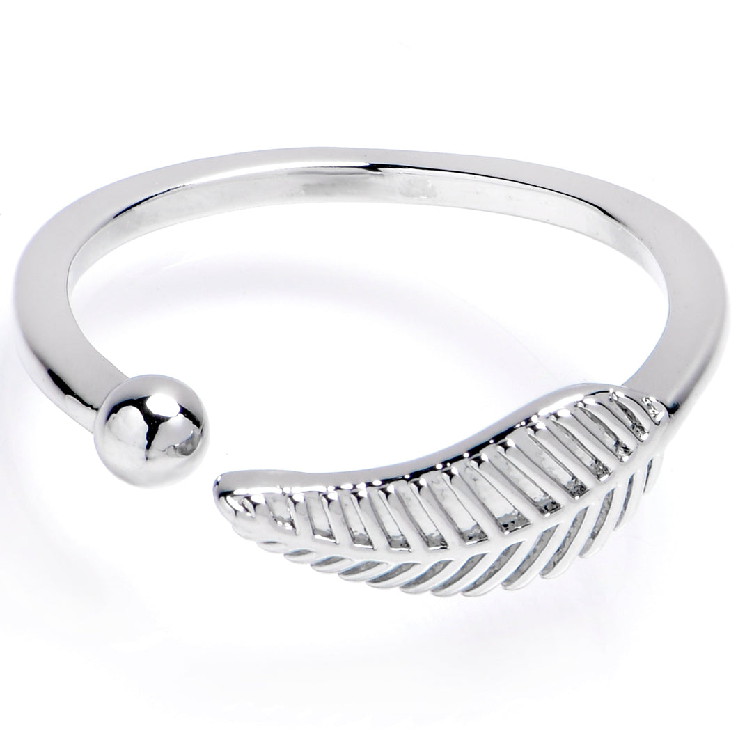 A Little Leaf Adjustable Toe Ring