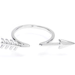 Optical Illusion Arrow Adjustable Toe Ring
