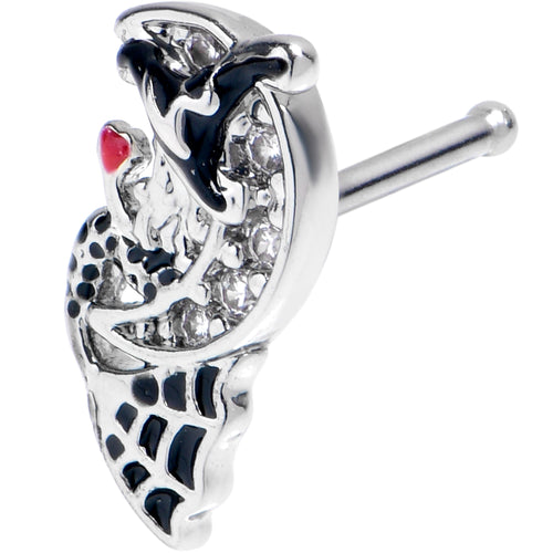 20G 7mm Crescent Moon Witch Halloween Nose Bone