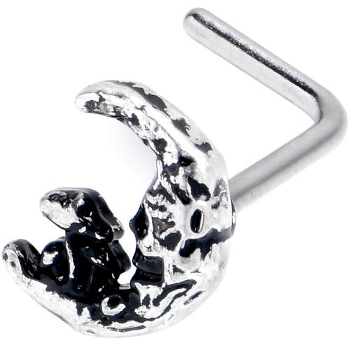 20G 7mm Mushrooms on the Moon L Shape Nose Ring