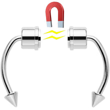 Magnetic Septum Ring Horseshoe Non-Pierced Fake Nose Ring Set