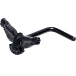 20G 7mm Black Raven Bird L Shape Nose Ring