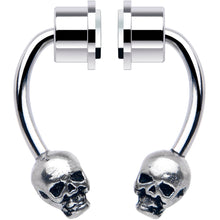 Skull Magnetic Septum Ring Horseshoe Non-Pierced Fake Nose Ring