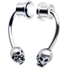 Skull Magnetic Septum Ring Horseshoe Non-Pierced Fake Nose Ring