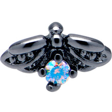 20G 5/16 Aurora Gem Black Beauty Bug Nose Hoop