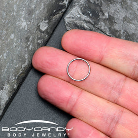 16G 13mm 316L Surgical Steel Precision Hinged Segment Hoop