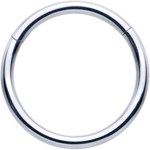 14G 9/16 316L Surgical Steel Precision Hinged Segment Hoop