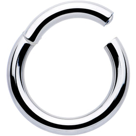 8G 9/16 316L Surgical Steel Precision Hinged Segment Hoop