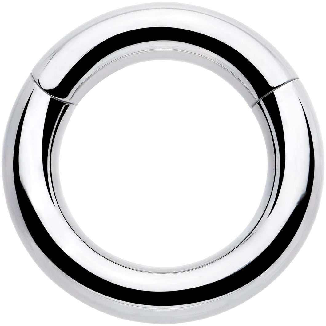 6G 9/16 316L Surgical Steel Precision Hinged Segment Hoop