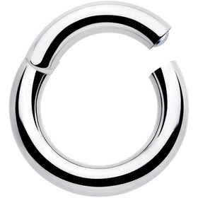 6G 9/16 316L Surgical Steel Precision Hinged Segment Hoop