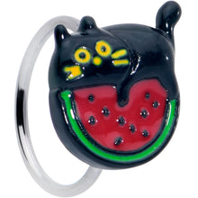 20G 5/16 Watermelon Cat Love Nose Hoop