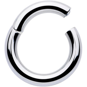 8G 1/2 316L Surgical Steel Precision Hinged Segment Hoop