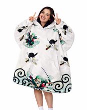 Zoro One Piece Wearable Blanket Hoodie for Kids & Adults | OLM Toys