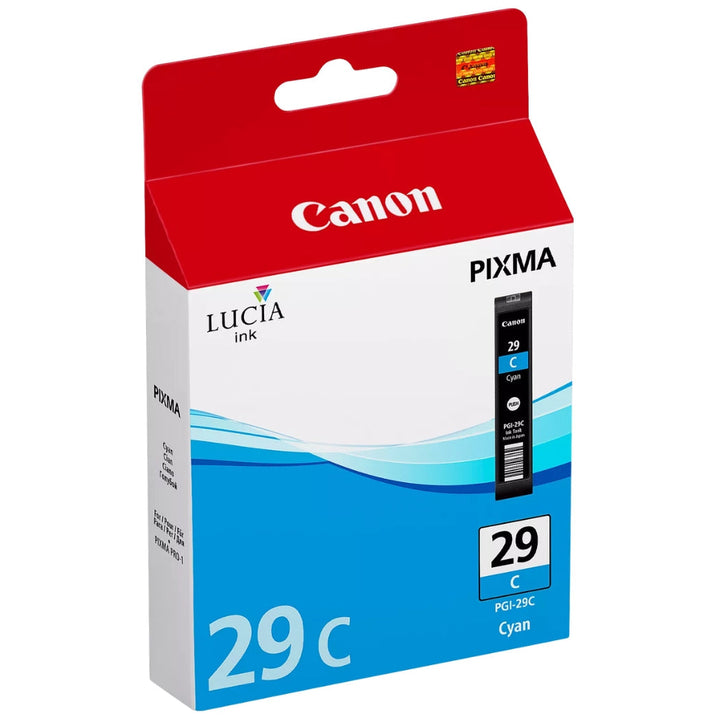 New, Pre-Owned - Canon PGI-29 Standard Yield Cyan Ink Cartridge, 4873B001