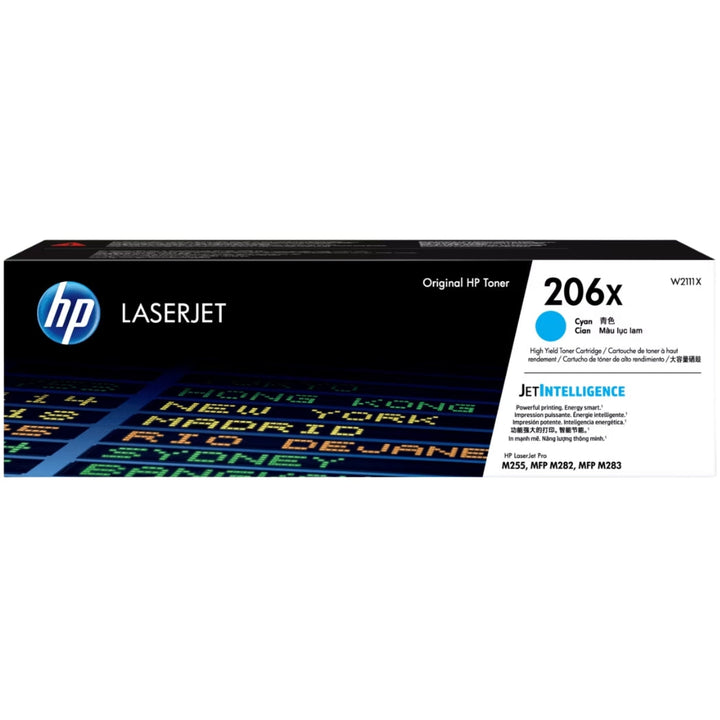 New, Pre-Owned - HP 206X High-Yield Cyan Laser Toner Cartridge, W2111X