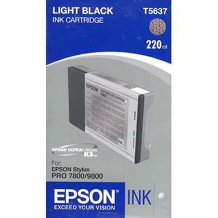 New, Pre-Owned - Epson T5637 Light Black Ink Cartridge