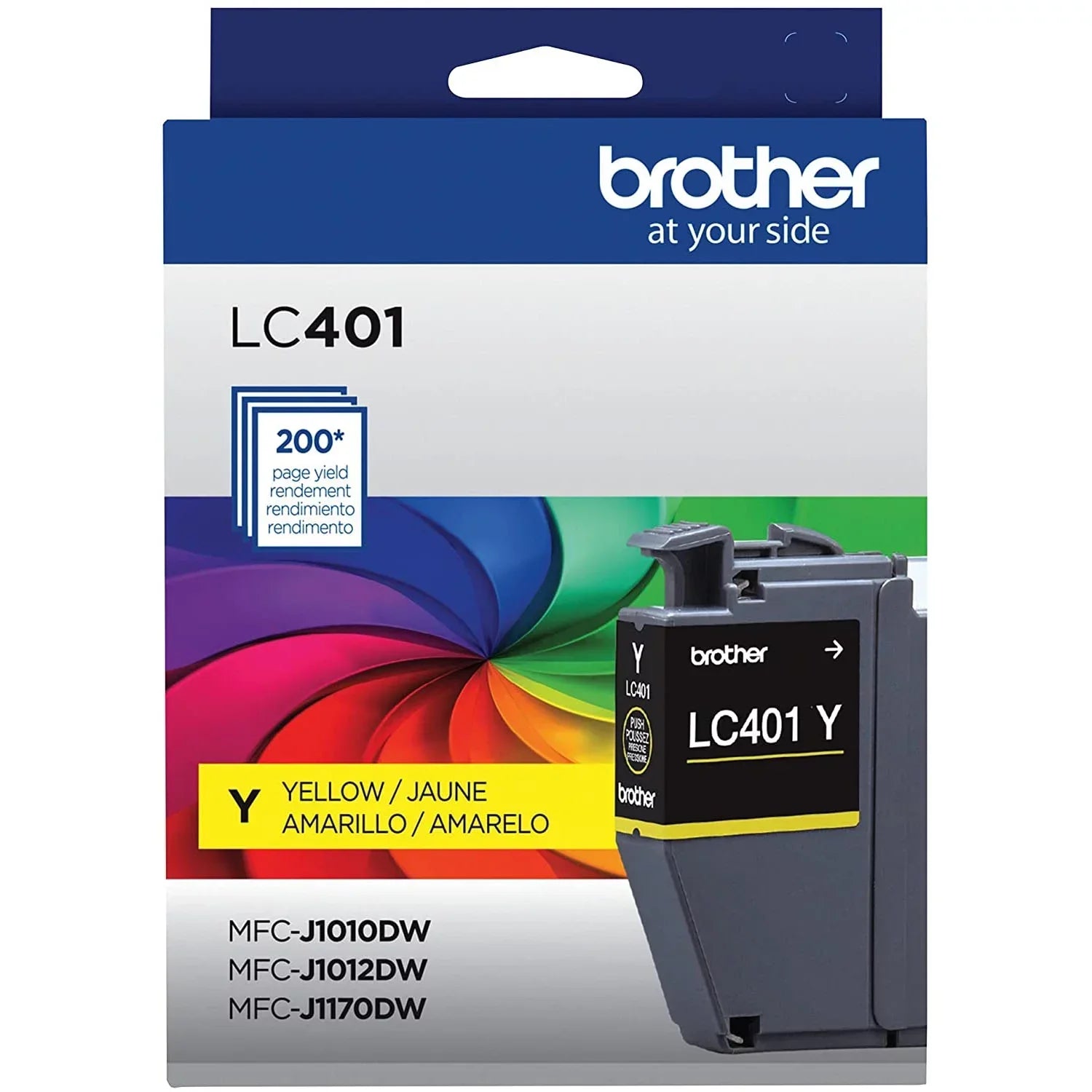 New, Pre-Owned - Brother LC401 Yellow Ink Cartridge