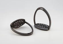 American Equus "Elite" English Stirrups Holographic Black