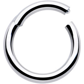 10G 9/16 316L Surgical Steel Precision Hinged Segment Hoop