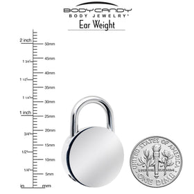 8G Round Padlock Ear Weight Set