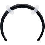 16G 3/8 Black Pincher Crescent Taper