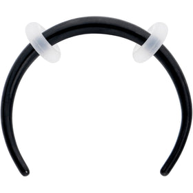 16G 3/8 Black Pincher Crescent Taper