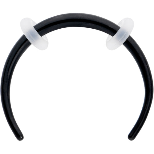 16G 3/8 Black Pincher Crescent Taper