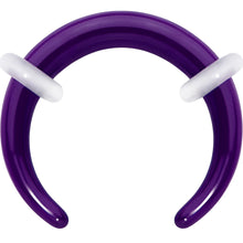 Stainless Steel Crescent Pincher Septum Ring - 14G and 16G