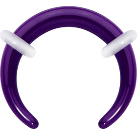 Stainless Steel Crescent Pincher Septum Ring - 14G and 16G