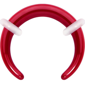 Stainless Steel Crescent Pincher Septum Ring - 14G and 16G