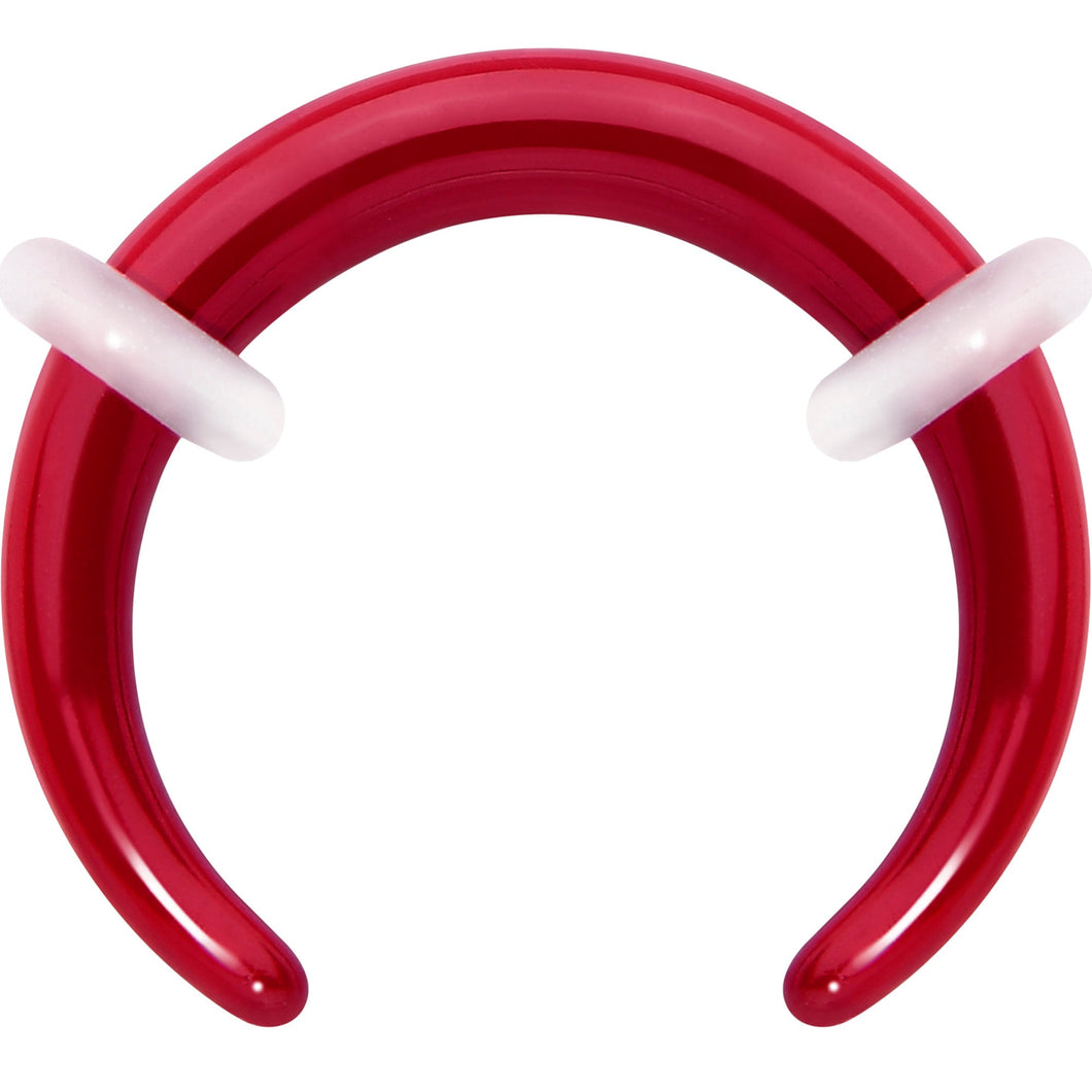 Stainless Steel Crescent Pincher Septum Ring - 14G and 16G