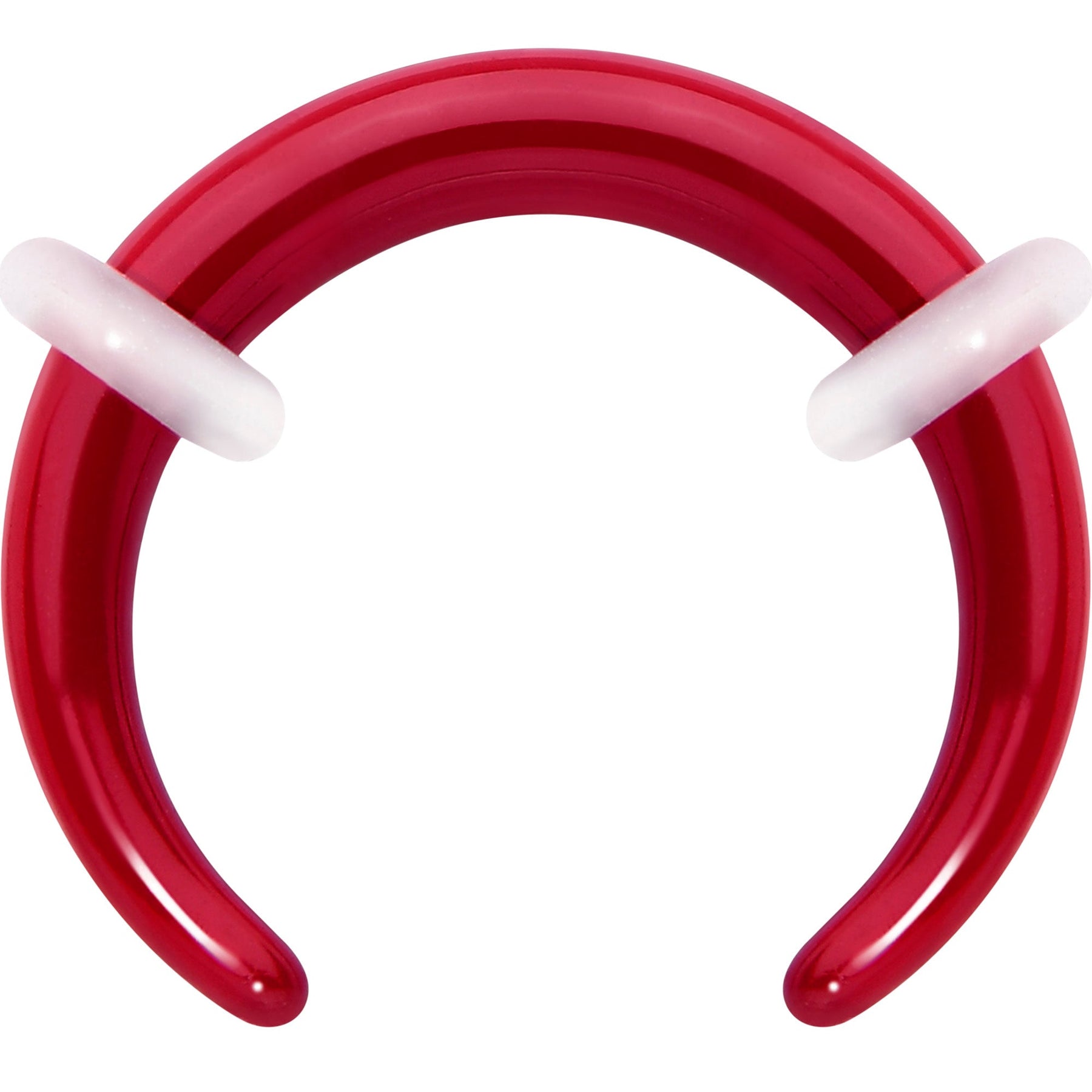 Stainless Steel Crescent Pincher Septum Ring - 14G and 16G