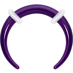 Stainless Steel Crescent Pincher Septum Ring - 14G and 16G
