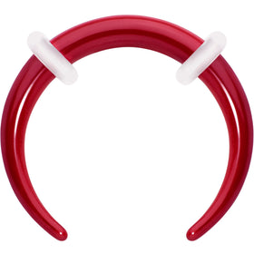 Stainless Steel Crescent Pincher Septum Ring - 14G and 16G
