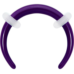 Stainless Steel Crescent Pincher Septum Ring - 14G and 16G