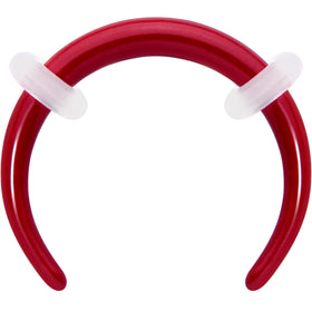 Stainless Steel Crescent Pincher Septum Ring - 14G and 16G